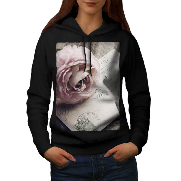 Retro Post Card Womens Hoodie