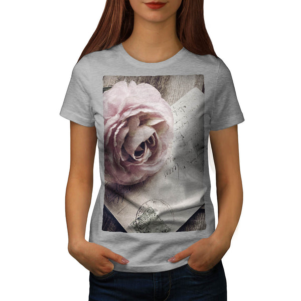 Retro Post Card Womens T-Shirt