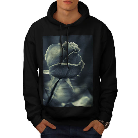 Young Red Rose Mens Hoodie