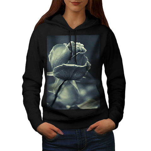 Young Red Rose Womens Hoodie