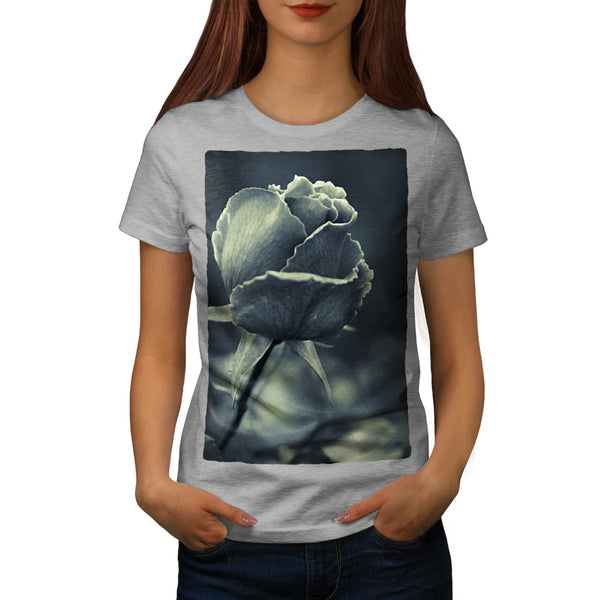 Young Red Rose Womens T-Shirt
