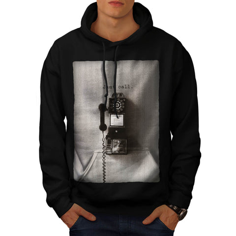 Vintage Telephone Mens Hoodie