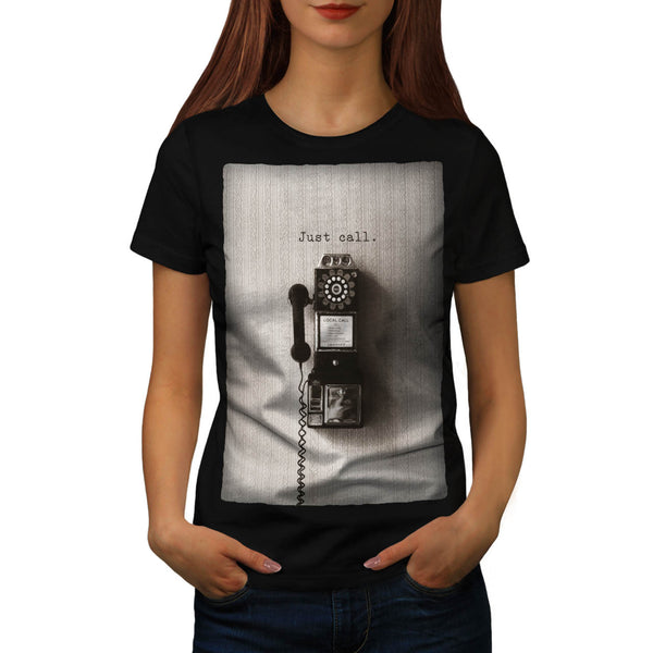 Vintage Telephone Womens T-Shirt