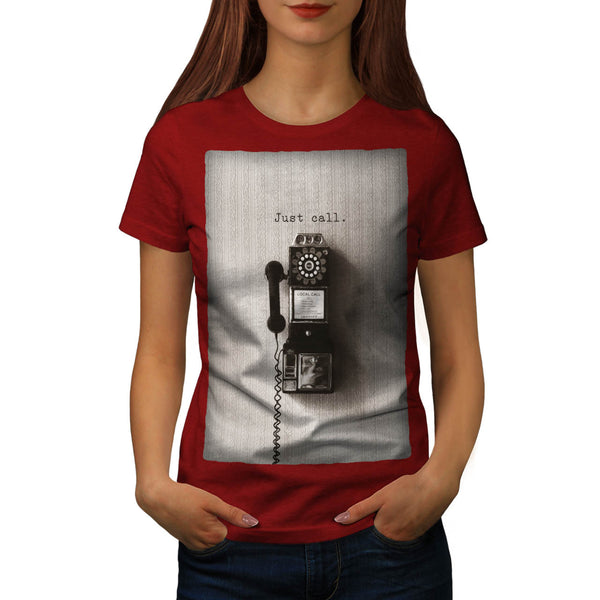 Vintage Telephone Womens T-Shirt