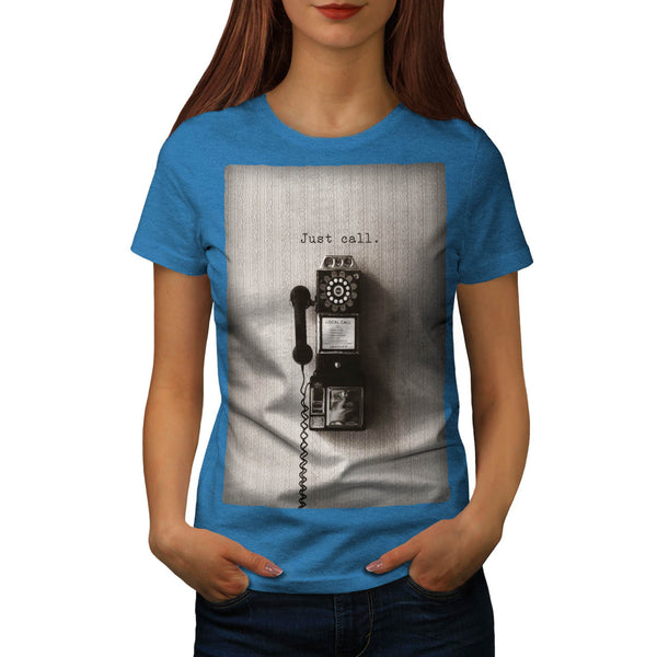 Vintage Telephone Womens T-Shirt