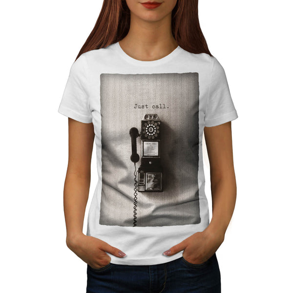 Vintage Telephone Womens T-Shirt