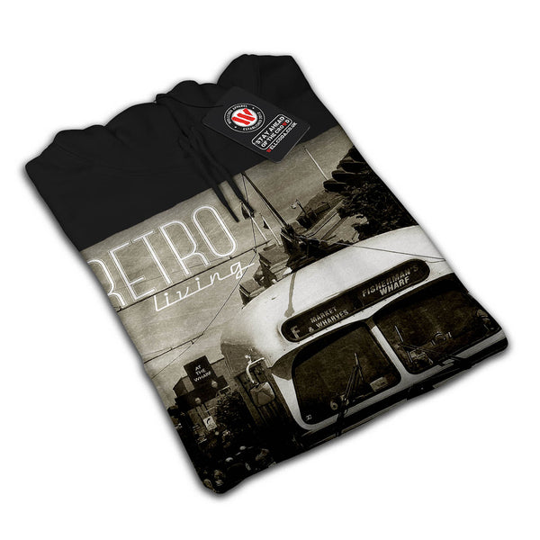 Retro Town Life Mens Hoodie