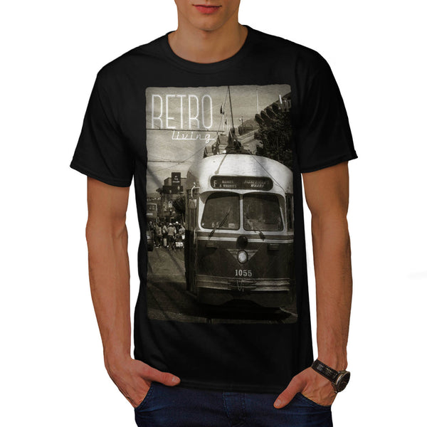 Retro Town Life Mens T-Shirt