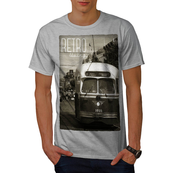 Retro Town Life Mens T-Shirt