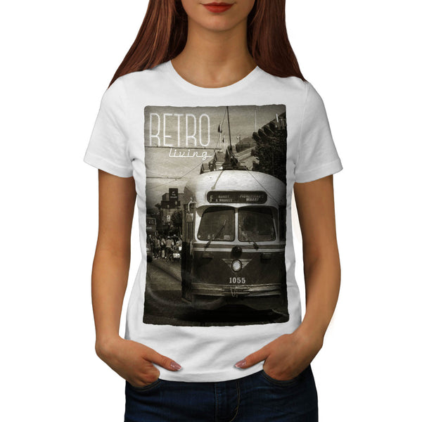 Retro Town Life Womens T-Shirt