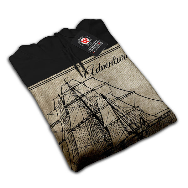 Old Classic Sailboat Mens Hoodie