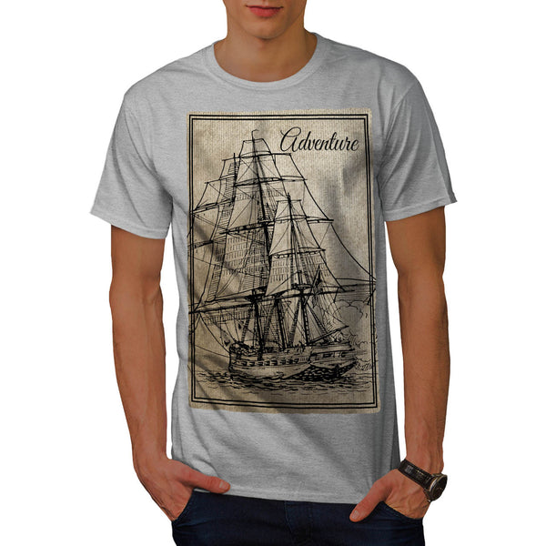 Old Classic Sailboat Mens T-Shirt