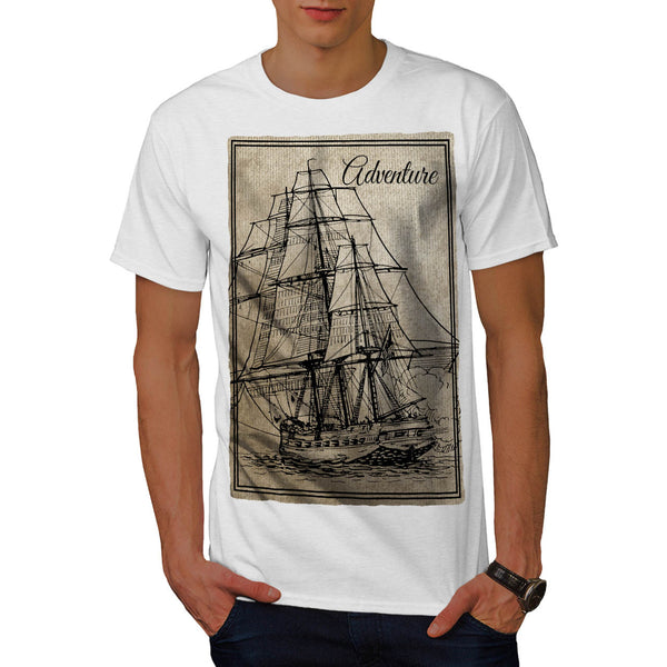 Old Classic Sailboat Mens T-Shirt