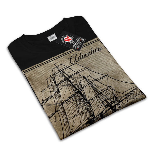 Old Classic Sailboat Womens T-Shirt