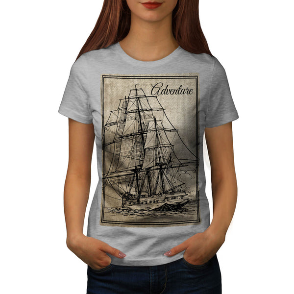 Old Classic Sailboat Womens T-Shirt