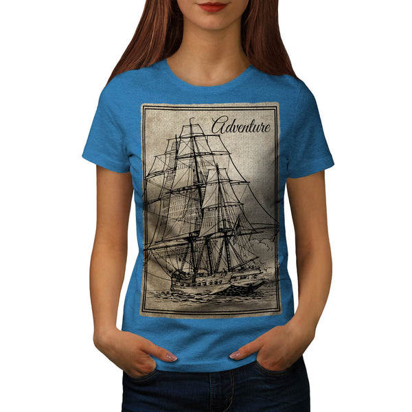 Old Classic Sailboat Womens T-Shirt