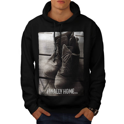 Old Retro Used Shoes Mens Hoodie
