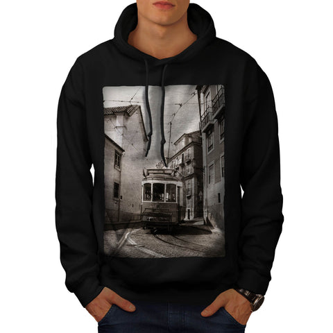 City Cable Car Ride Mens Hoodie