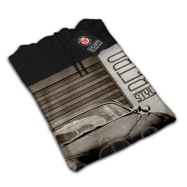 Retro Style Cool Car Mens Hoodie