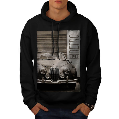 Retro Style Cool Car Mens Hoodie