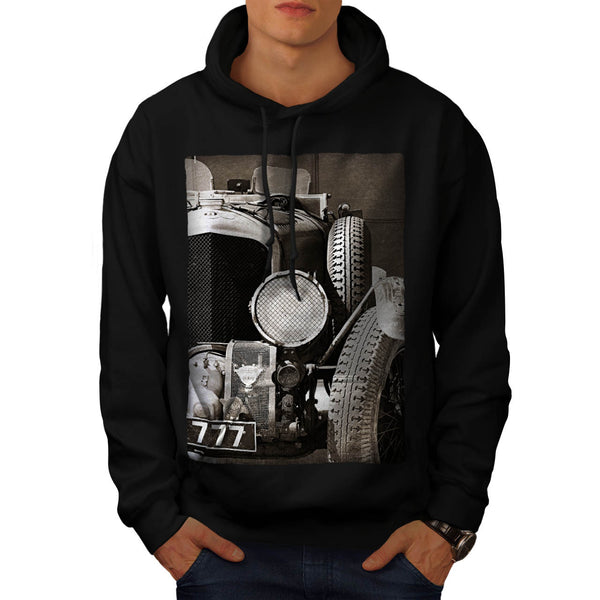 Old Retro Car Mens Hoodie