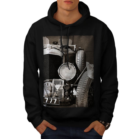Old Retro Car Mens Hoodie