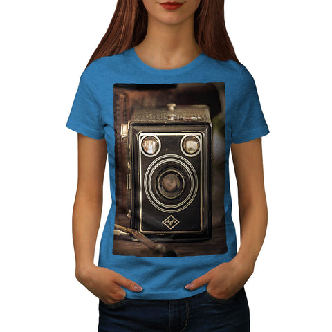 Cool Vintage Camera Womens T-Shirt