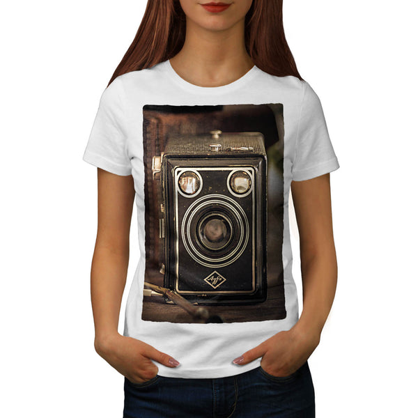 Cool Vintage Camera Womens T-Shirt