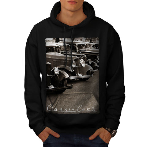 Classic Cars Mens Hoodie
