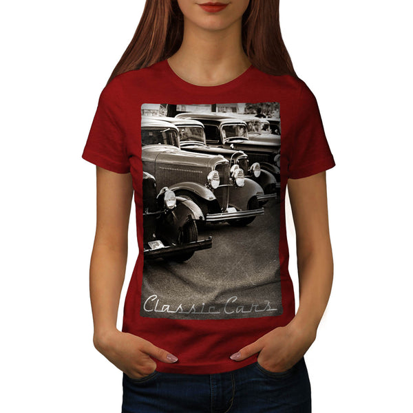 Classic Cars Womens T-Shirt