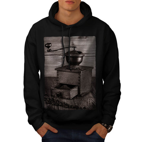Old Coffee Beans Mens Hoodie