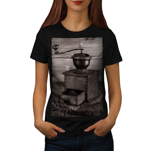 Old Coffee Beans Womens T-Shirt