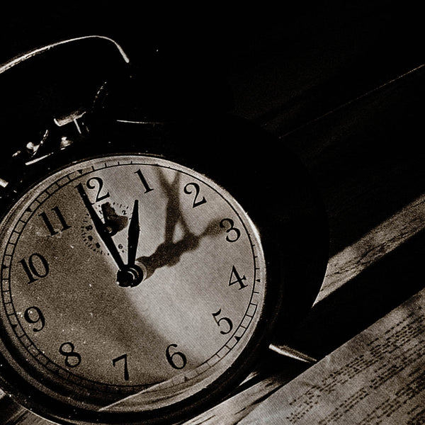Old Classic Clock Mens Hoodie