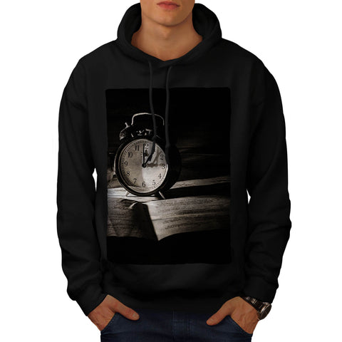 Old Classic Clock Mens Hoodie