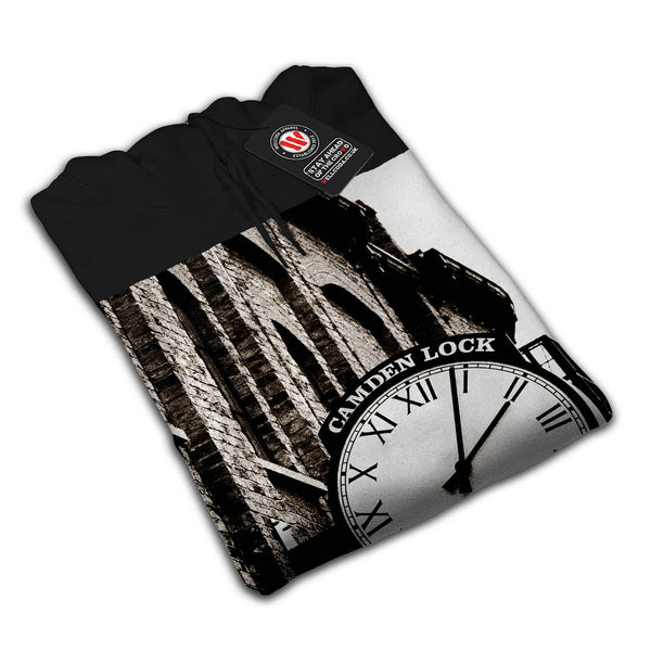 Vintage City Clock Mens Hoodie