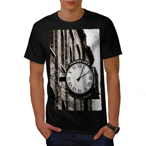 Vintage City Clock Mens T-Shirt