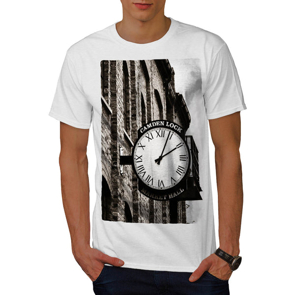 Vintage City Clock Mens T-Shirt