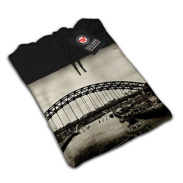 Retro City Bridge Mens Hoodie