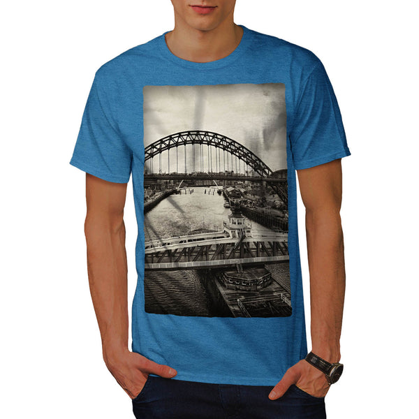 Retro City Bridge Mens T-Shirt