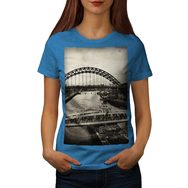 Retro City Bridge Womens T-Shirt