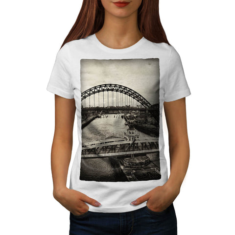 Retro City Bridge Womens T-Shirt