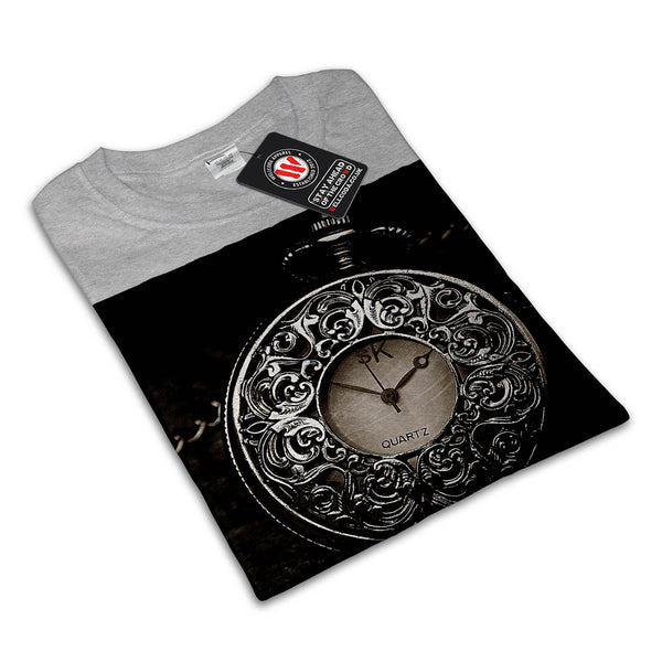 Old Retro Clock Womens T-Shirt