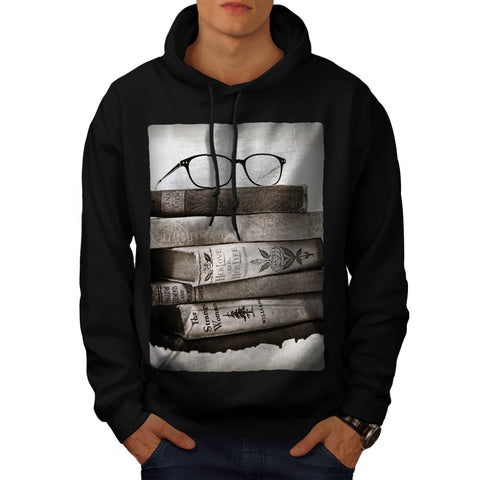 Old Collection Books Mens Hoodie