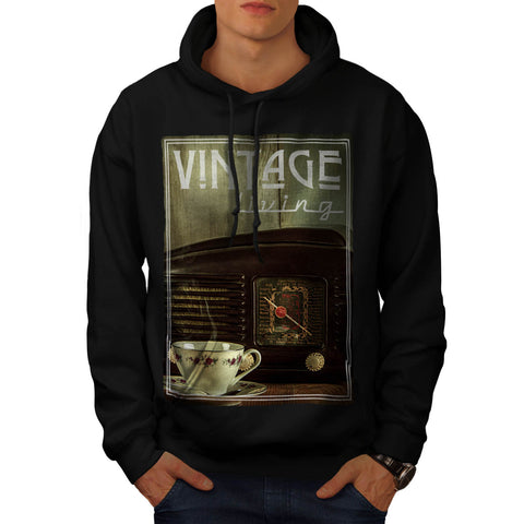 Cozy Vintage Living Mens Hoodie