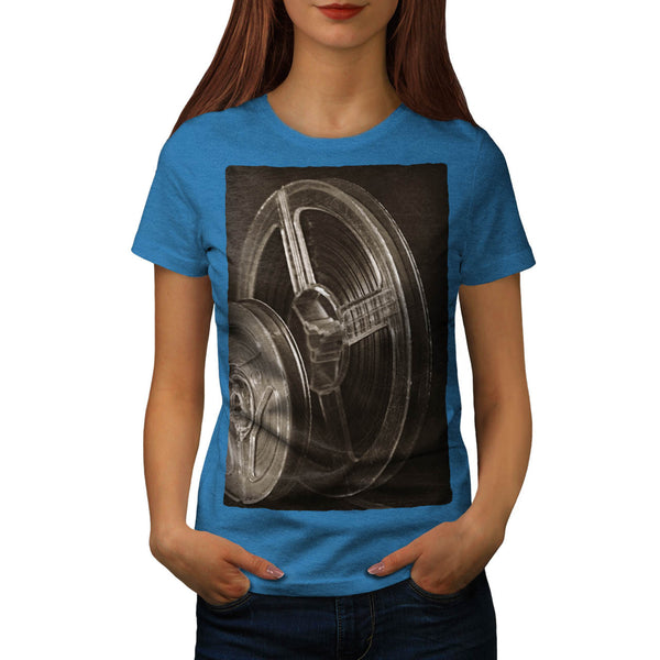 Motion Picture Reel Womens T-Shirt