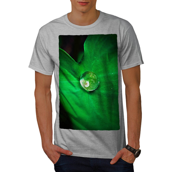 Green Water Lily Mens T-Shirt