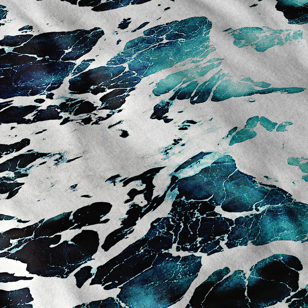 Dark Deep Blue Sea Mens Hoodie