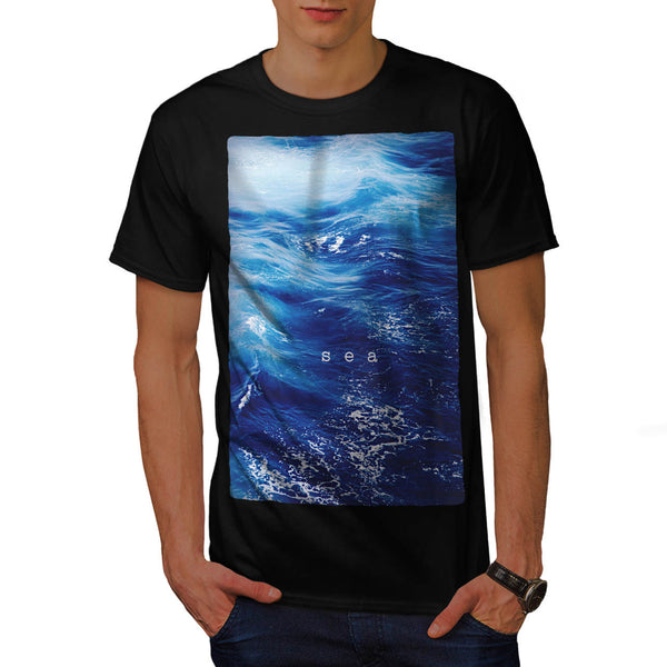 Beautiful Blue Sea Mens T-Shirt