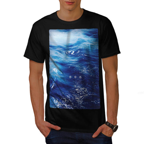 Beautiful Blue Sea Mens T-Shirt
