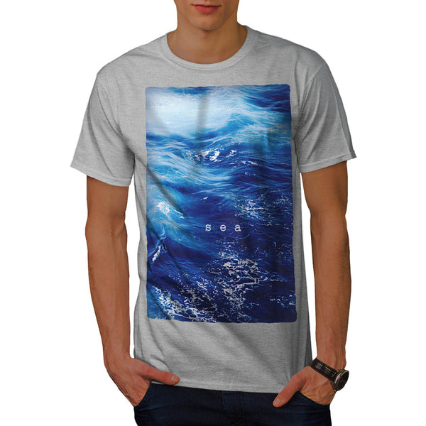 Beautiful Blue Sea Mens T-Shirt